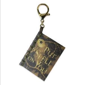 Hocus Pocus Spell Book Flair Bag Charm